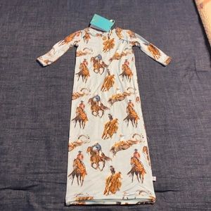 NWT Posh Peanut Brody Button Zippered Gown